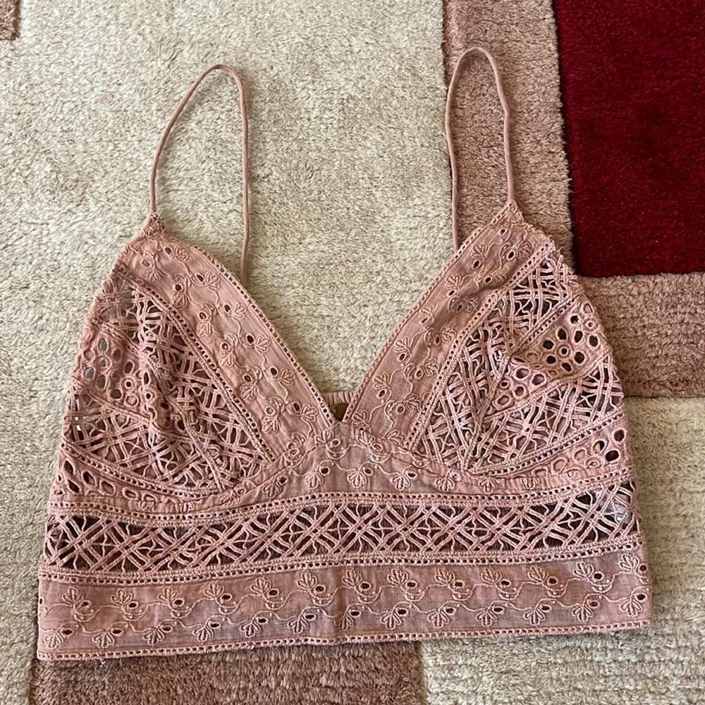 Free people lace bralette/top